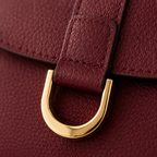 Flap Shoulder Bag — Bordeaux