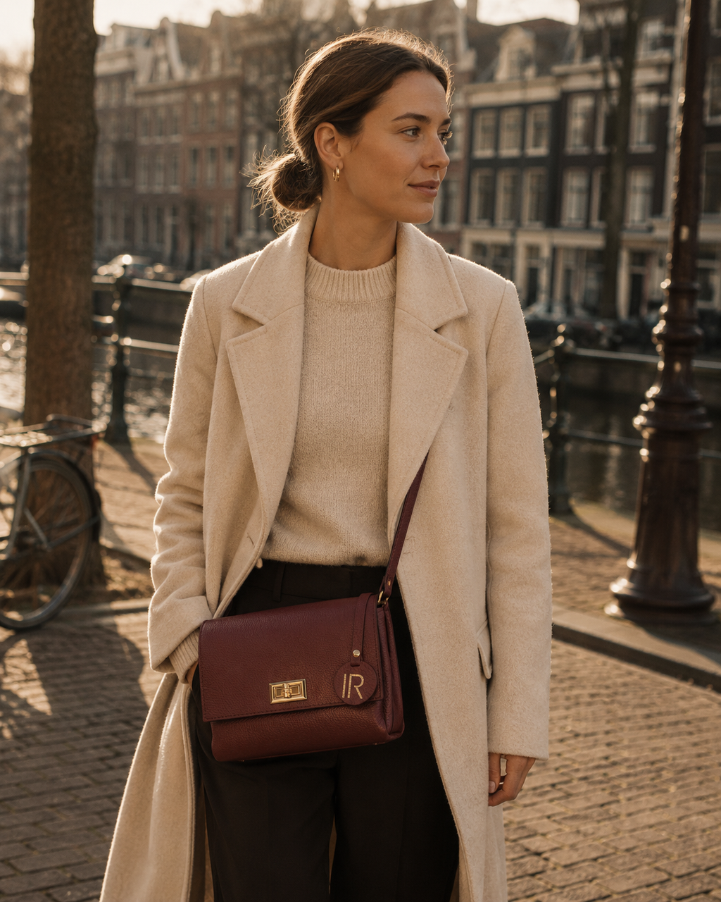 Flap Crossbody — Vino