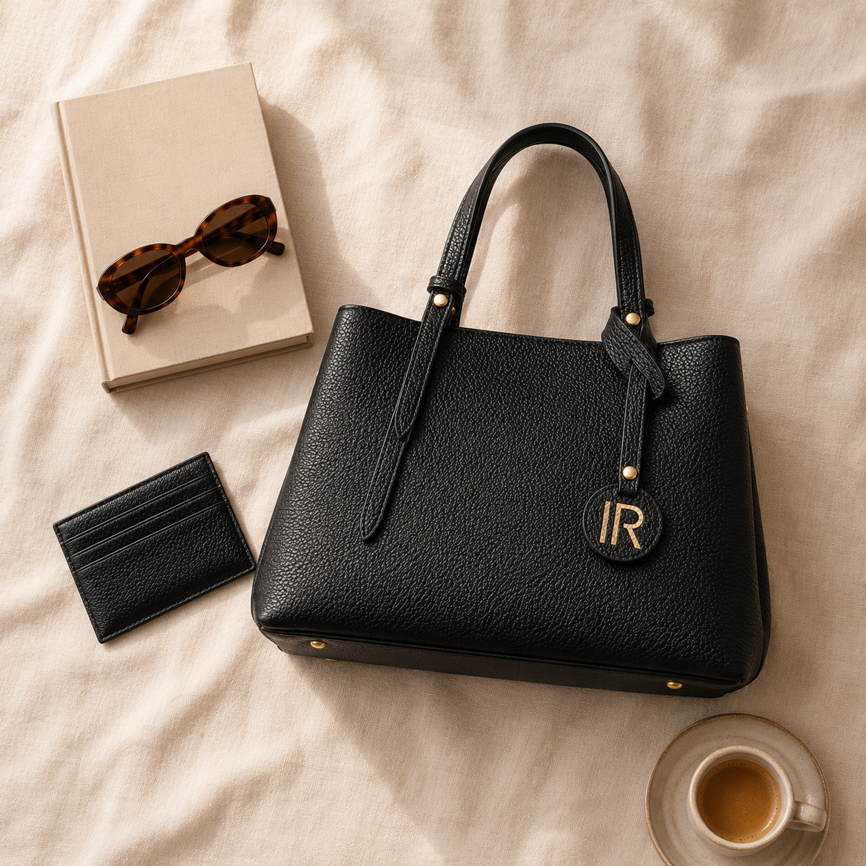 Structured Day Bag — Nero