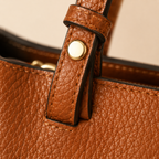 Structured Day Bag — Cognac