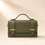 Mini Box Bag — Olive