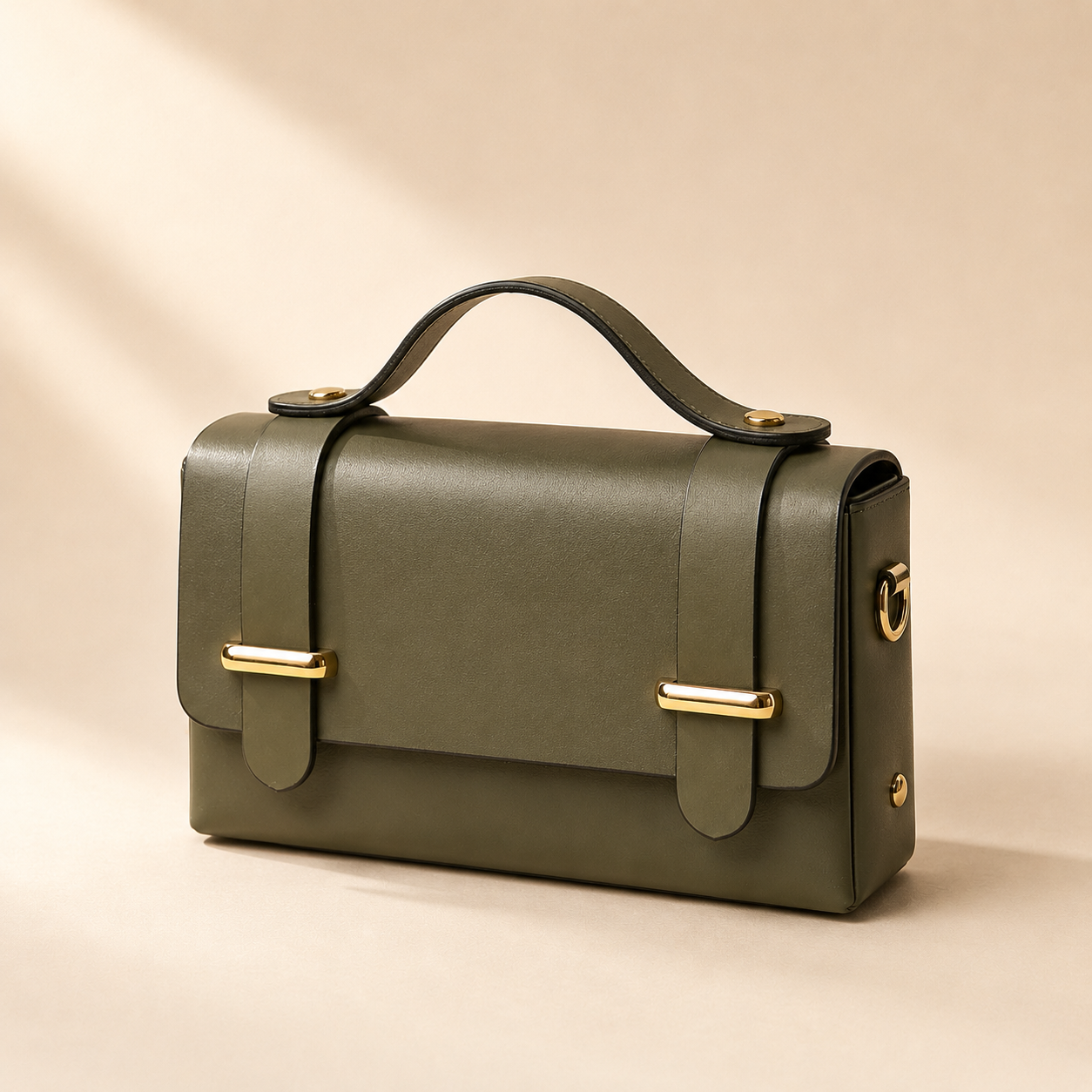 Mini Box Bag — Olive