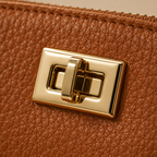 Baguette Shoulder Bag — Cognac