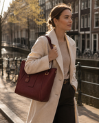 Shoulder Tote — Vino