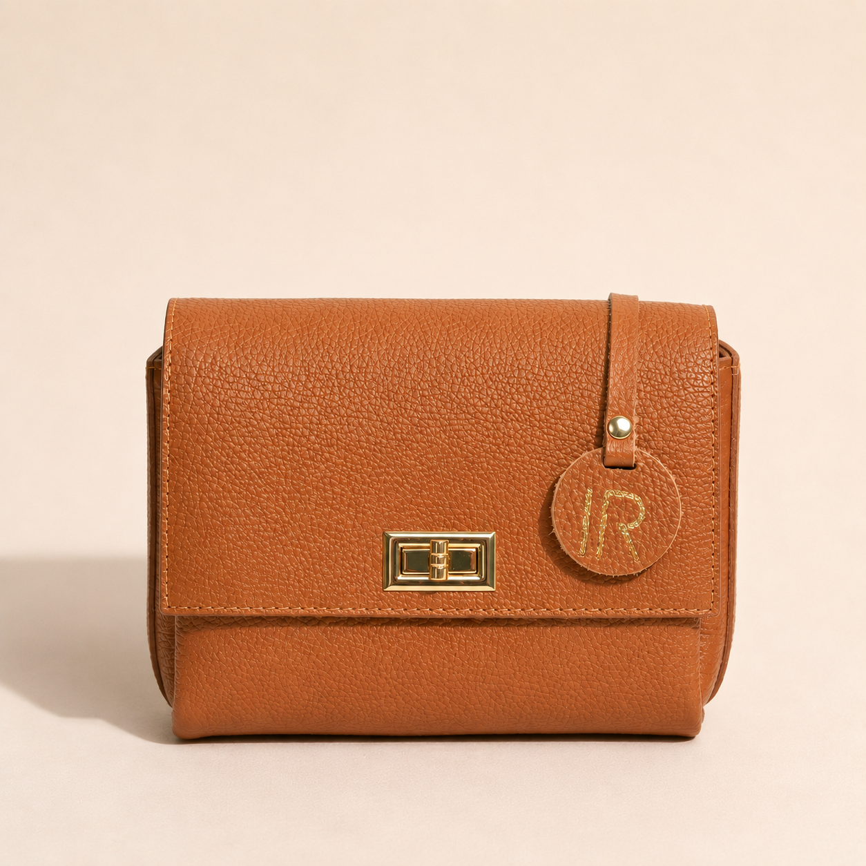 Flap Crossbody — Cognac