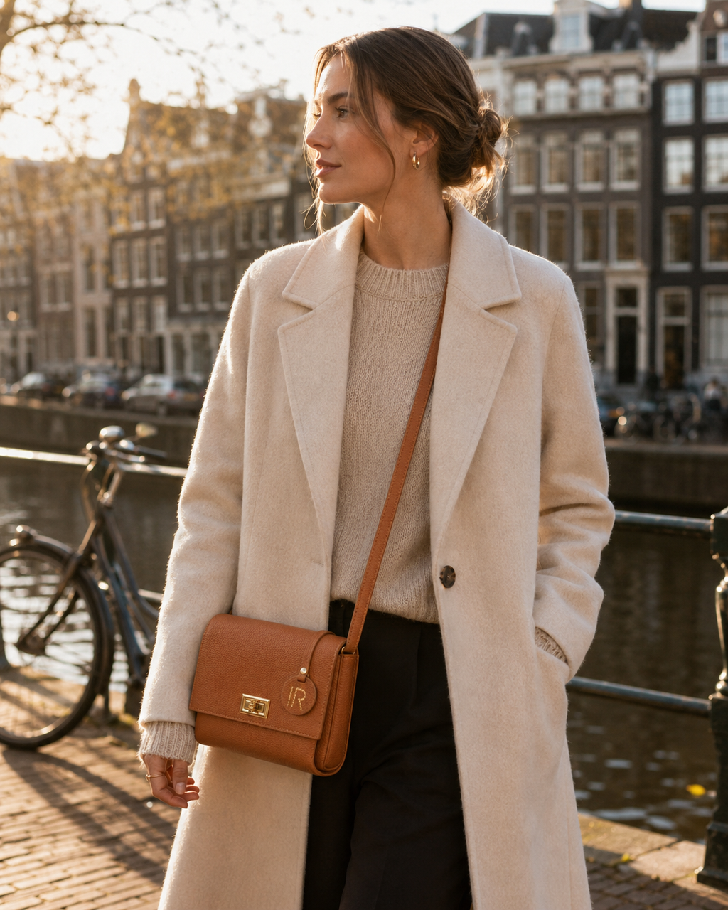 Flap Crossbody — Cognac