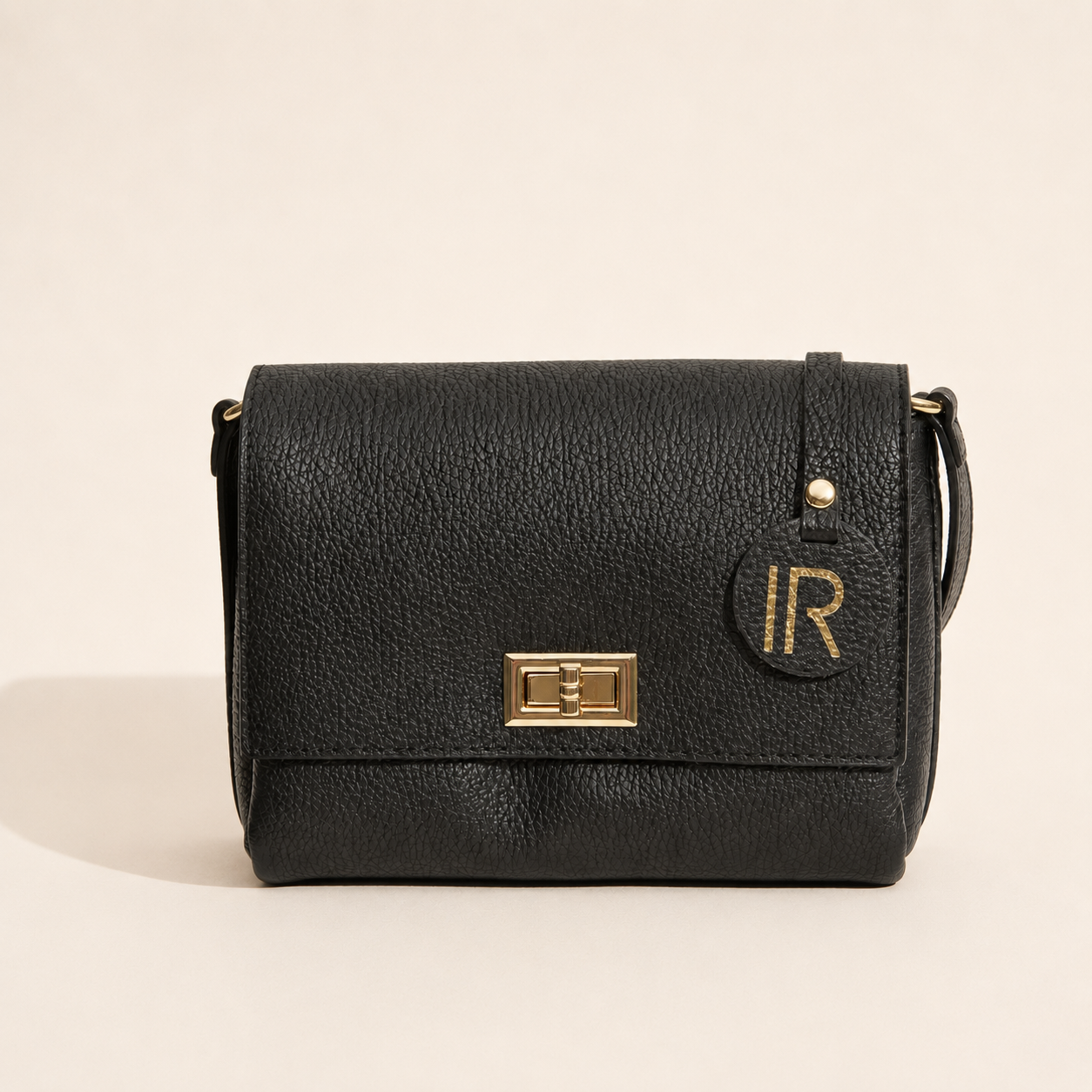 Flap Crossbody — Nero