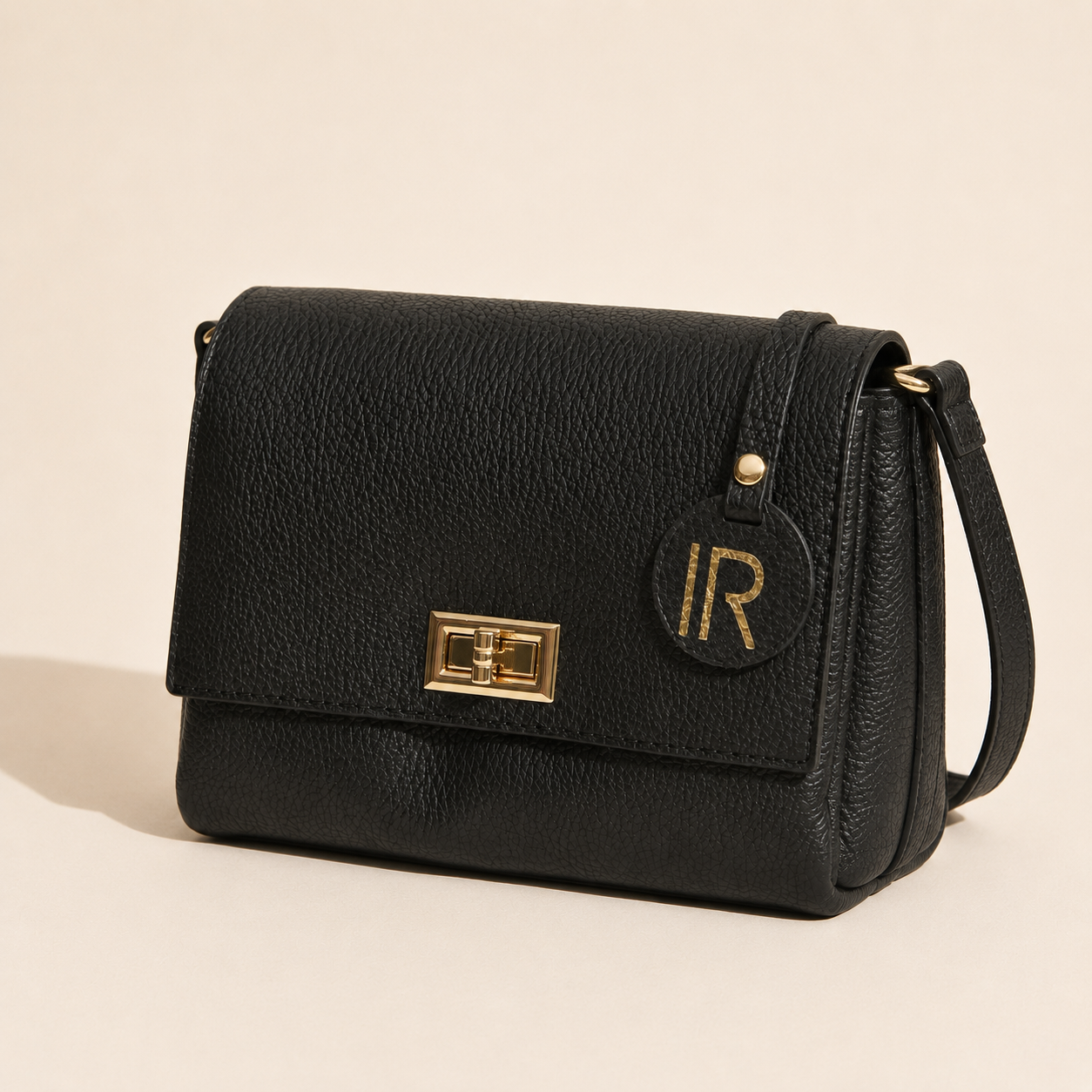 Flap Crossbody — Nero