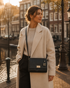 Flap Crossbody — Nero