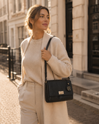 Flap Crossbody — Nero