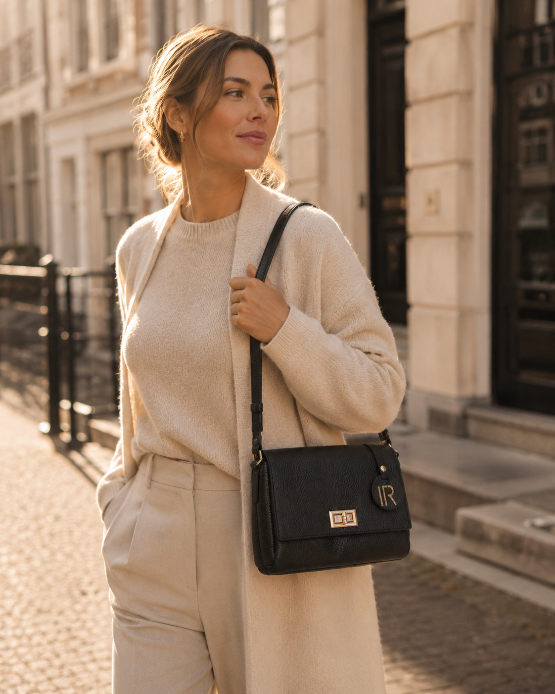 Flap Crossbody — Nero